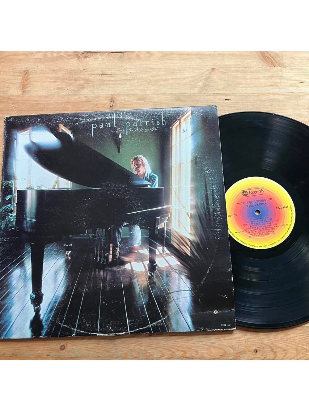 Paul Parrish - Song for a Young Angel 33rpm VG+ VR26